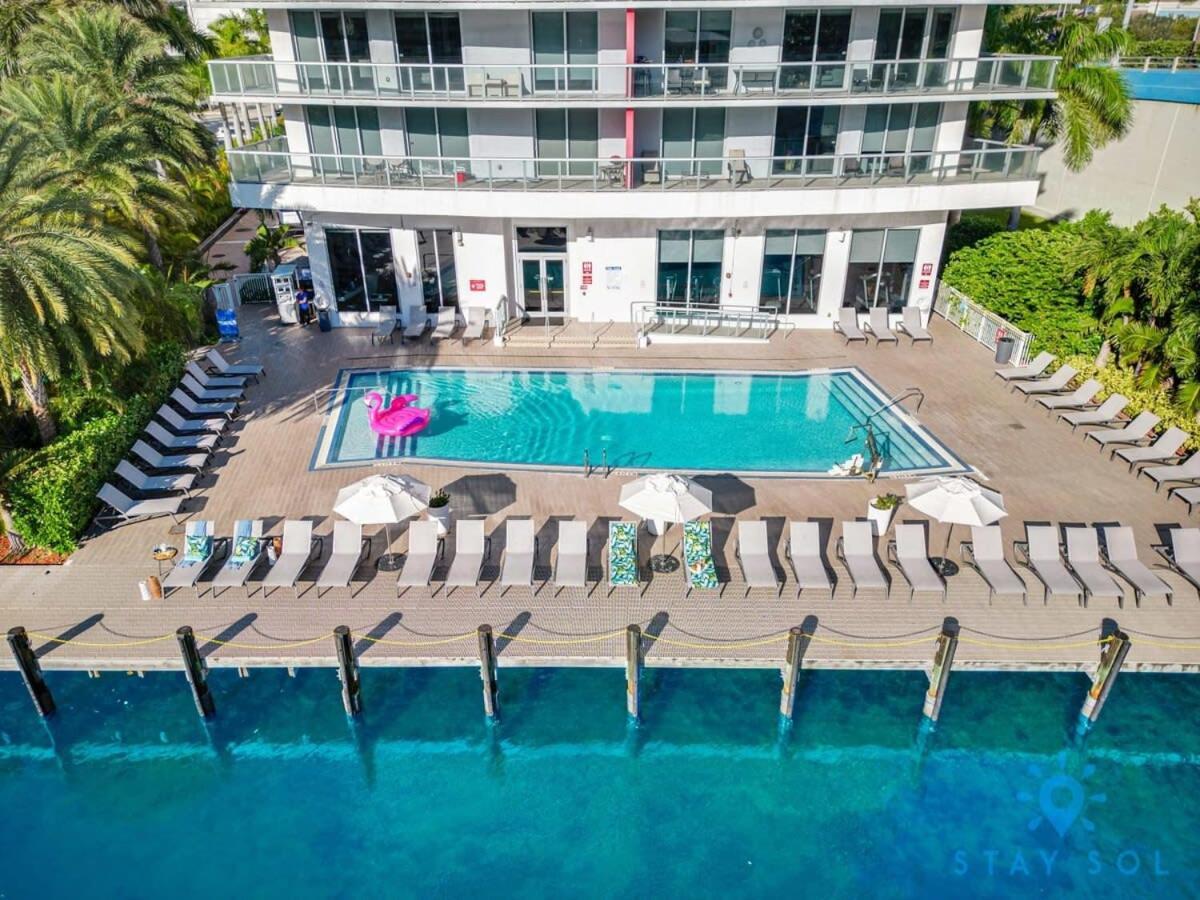 Pool - Infinity View - Balcony - Gym - Near Beach Hallandale Beach Kültér fotó